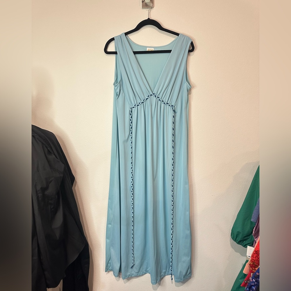 Aviana Light Blue Maxi Dress
